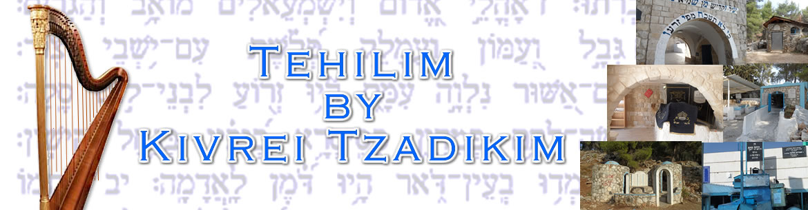 Tehilim by Kivrei Tzadikim